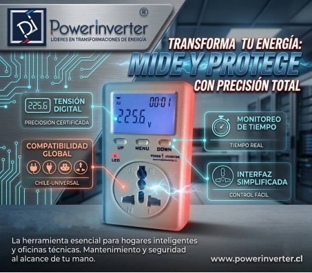 MEDIDOR ENERGIA BIDIRECCIONAL 90-280VAC/0,7-3000W